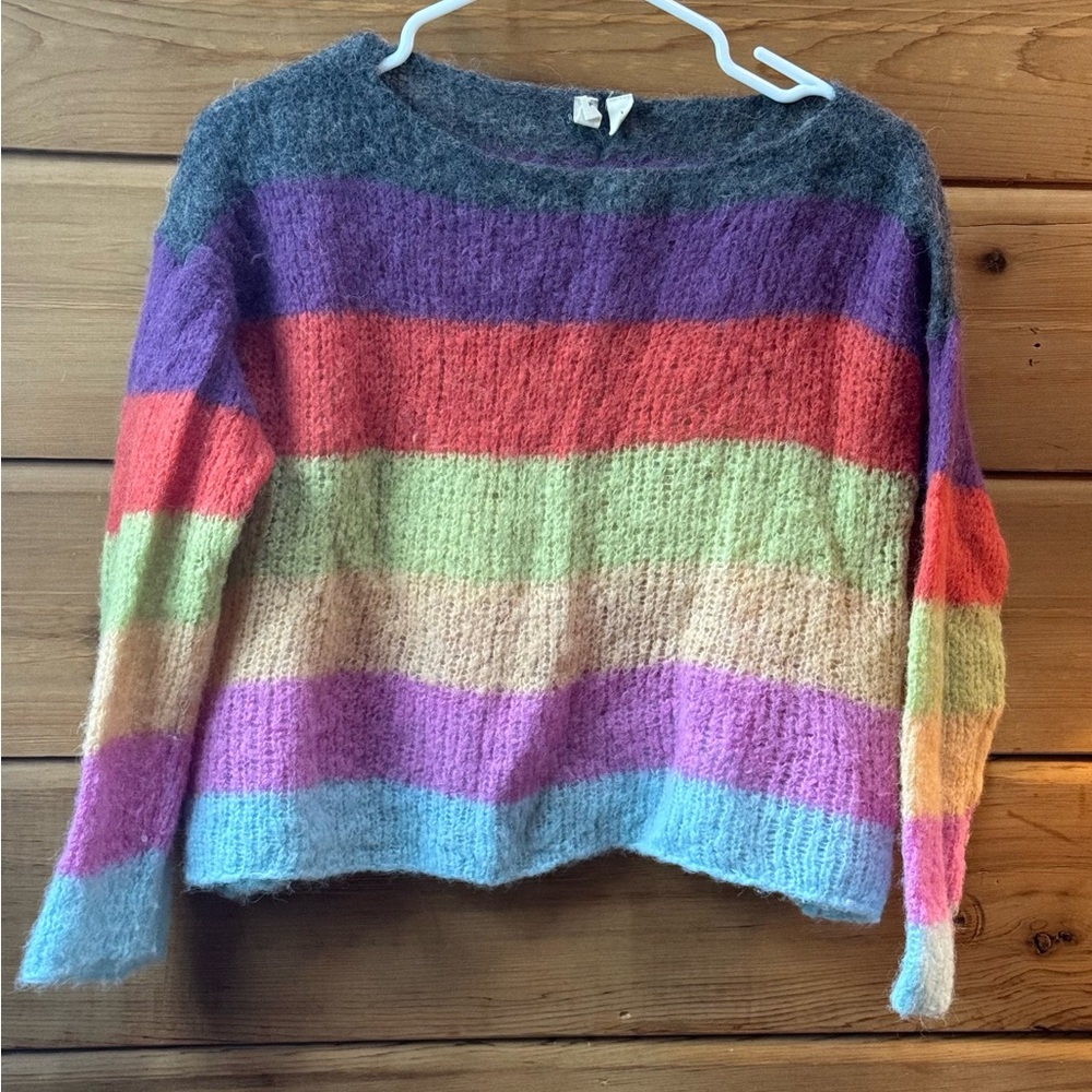 ANTHROPOLOGIE Moth brand Colorful Striped Women's Sweater